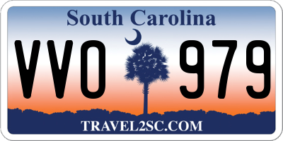 SC license plate VVO979