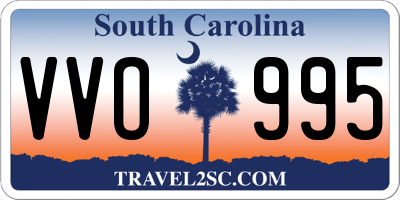 SC license plate VVO995