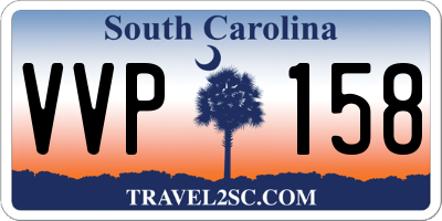 SC license plate VVP158