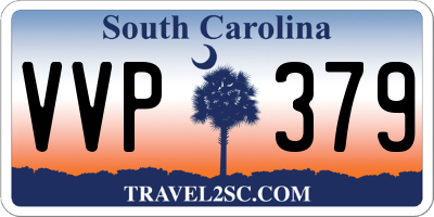 SC license plate VVP379