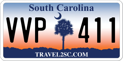 SC license plate VVP411