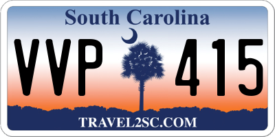 SC license plate VVP415