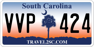 SC license plate VVP424