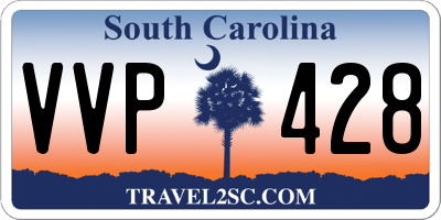SC license plate VVP428