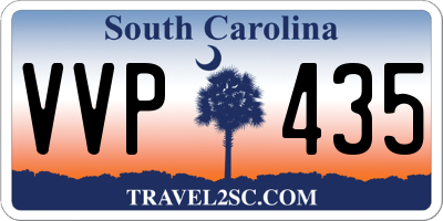 SC license plate VVP435