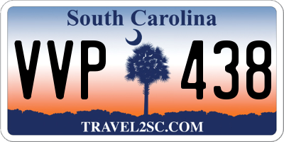 SC license plate VVP438