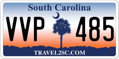SC license plate VVP485