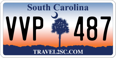SC license plate VVP487