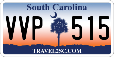 SC license plate VVP515