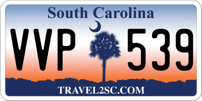SC license plate VVP539