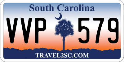 SC license plate VVP579