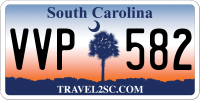 SC license plate VVP582