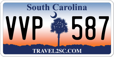 SC license plate VVP587
