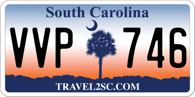 SC license plate VVP746