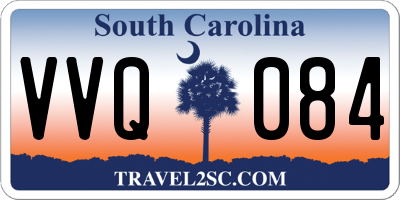 SC license plate VVQ084