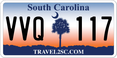 SC license plate VVQ117