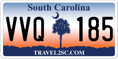 SC license plate VVQ185