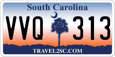 SC license plate VVQ313