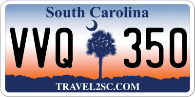 SC license plate VVQ350