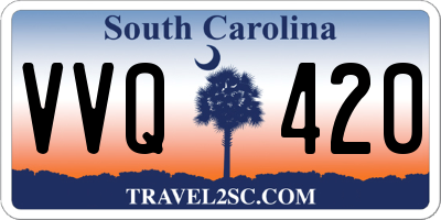 SC license plate VVQ420