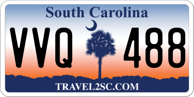 SC license plate VVQ488