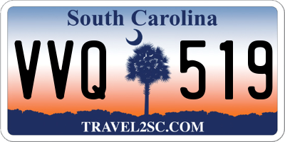SC license plate VVQ519