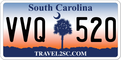 SC license plate VVQ520