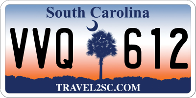 SC license plate VVQ612
