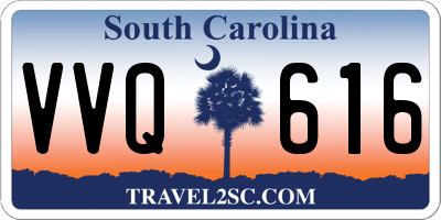 SC license plate VVQ616
