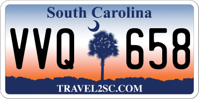SC license plate VVQ658