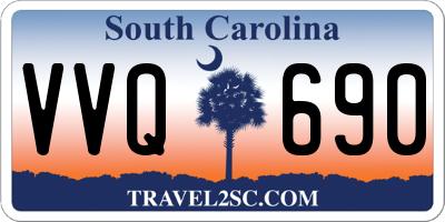 SC license plate VVQ690