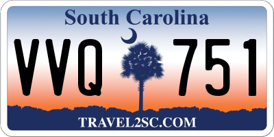 SC license plate VVQ751