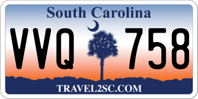 SC license plate VVQ758