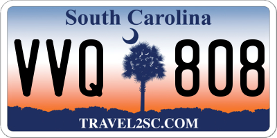 SC license plate VVQ808