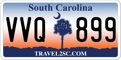 SC license plate VVQ899
