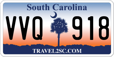 SC license plate VVQ918