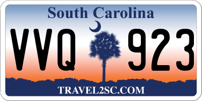 SC license plate VVQ923