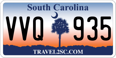 SC license plate VVQ935