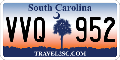SC license plate VVQ952