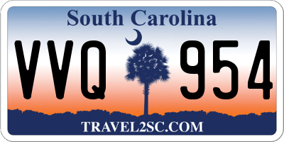 SC license plate VVQ954