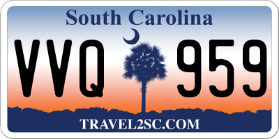 SC license plate VVQ959