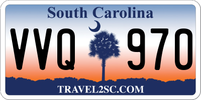 SC license plate VVQ970