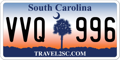 SC license plate VVQ996