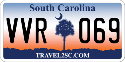 SC license plate VVR069