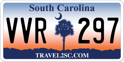 SC license plate VVR297