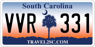 SC license plate VVR331
