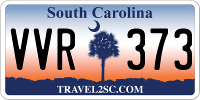 SC license plate VVR373