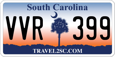 SC license plate VVR399
