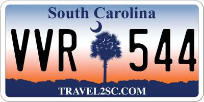 SC license plate VVR544