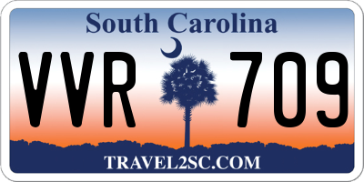 SC license plate VVR709